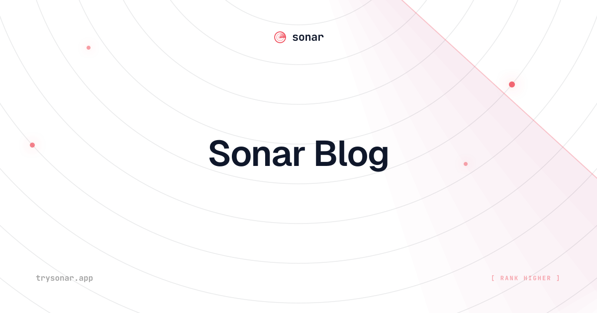 App Store Rank Tracker: How to Track Your App's Rankings | Sonar Blog